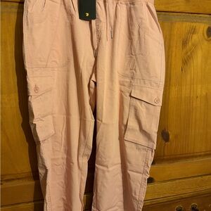 Women’s Cargo Pants - Light Pink